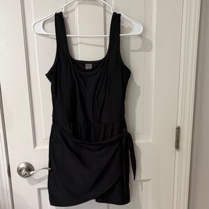 Old Navy Matte Side Tie Swim Dress